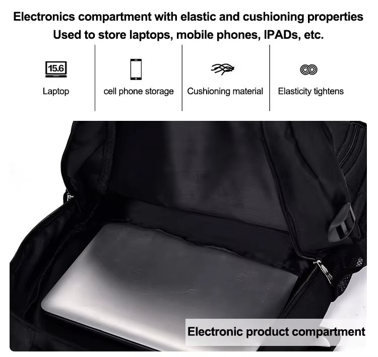 Water-Resistant Lightweight Business School Nylon Laptop Backpack product detail