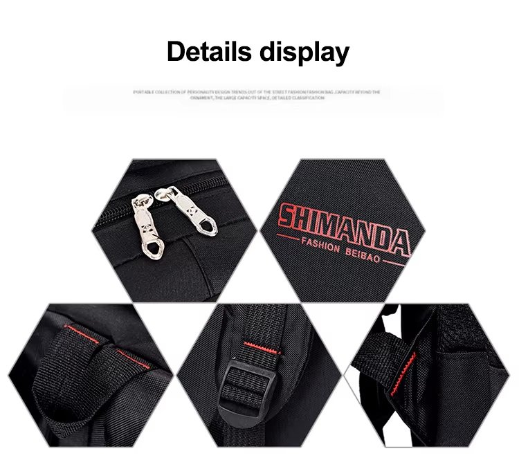 Water-Resistant Lightweight Business School Nylon Laptop Backpack product detail