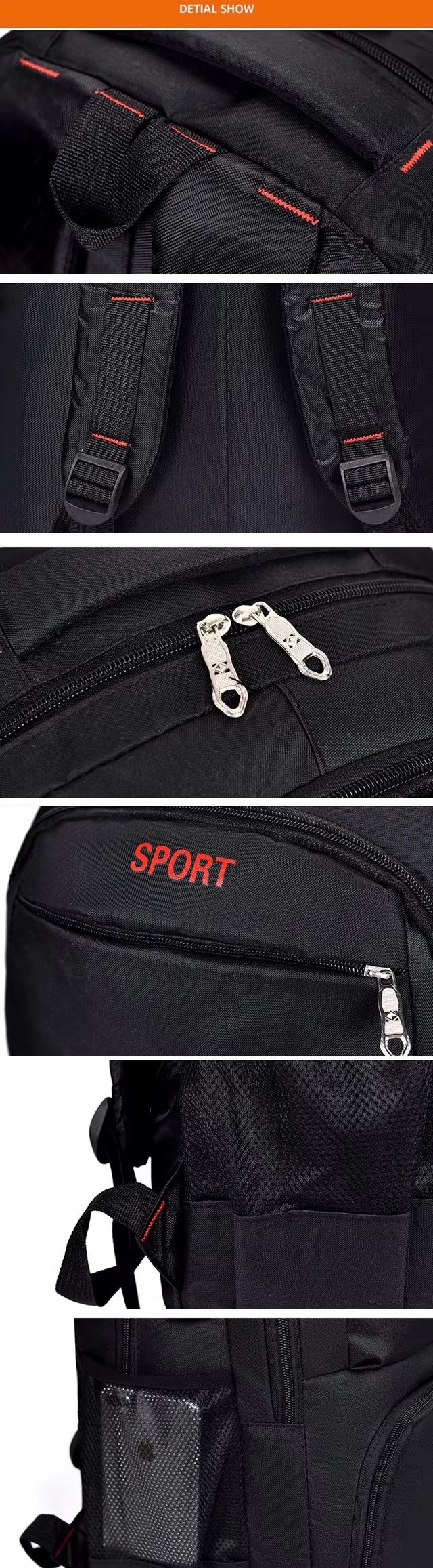 Water-Resistant Lightweight Business School Nylon Laptop Backpack product detail
