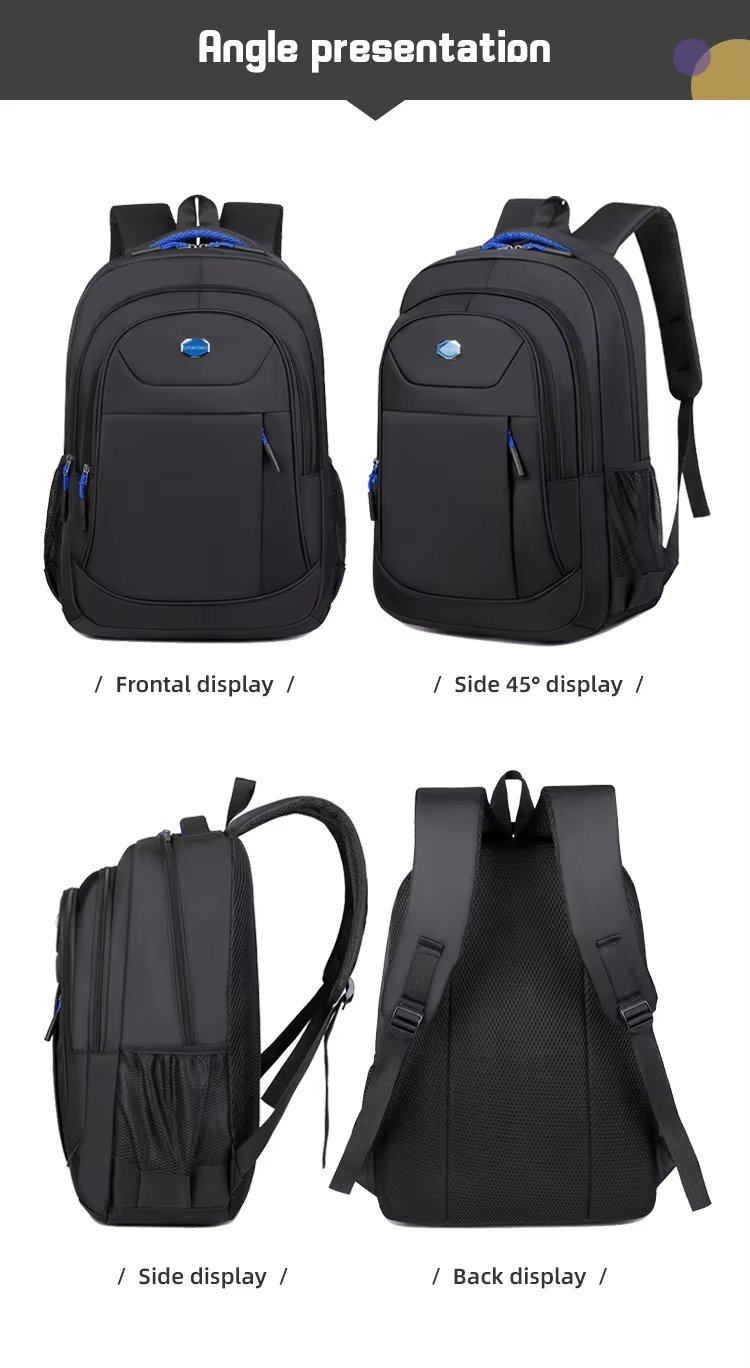 Water-Resistant Outdoor Business Travel School Oxford Laptop Backpack product detail