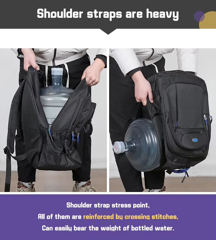 Water-Resistant Outdoor Business Travel School Oxford Laptop Backpack product detail