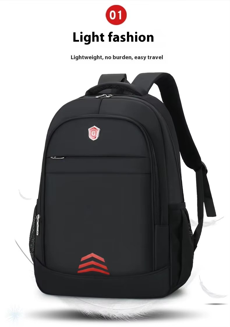 Water-Resistant Modern Business School Nylon Laptop Backpack product detail