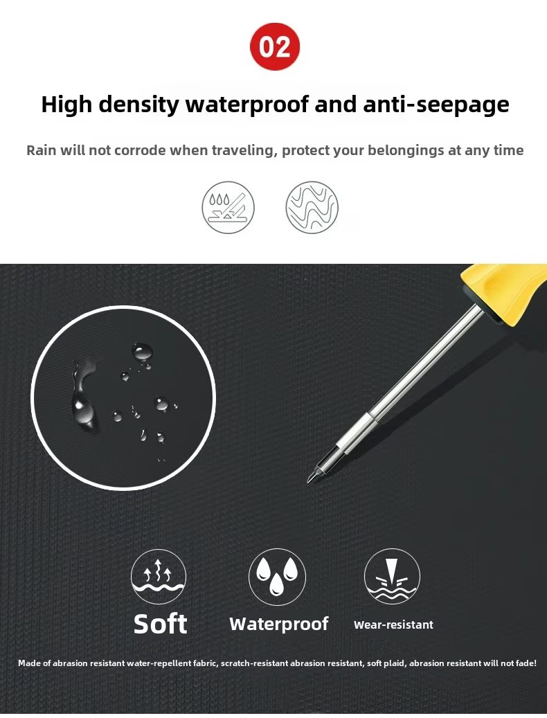 Water-Resistant Modern Business School Nylon Laptop Backpack product detail
