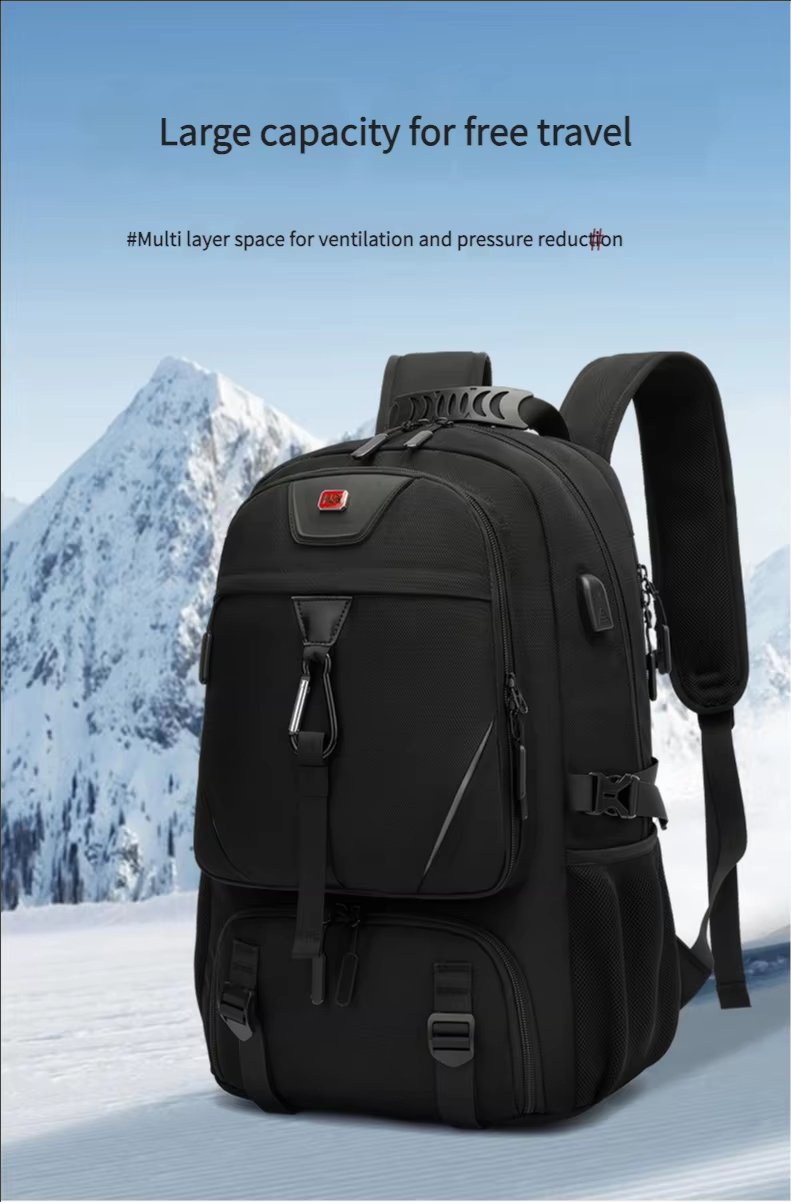 Anti-Theft Water-Resistant Large Capacity Expandable Travel Polyester Laptop Backpack product detail
