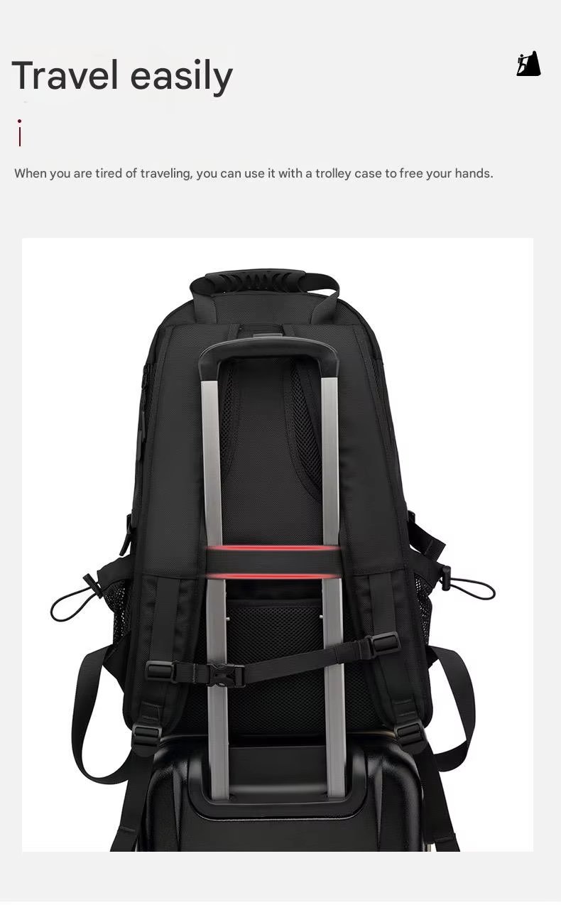 Anti-Theft Water-Resistant Large Capacity Expandable Travel Polyester Laptop Backpack product detail