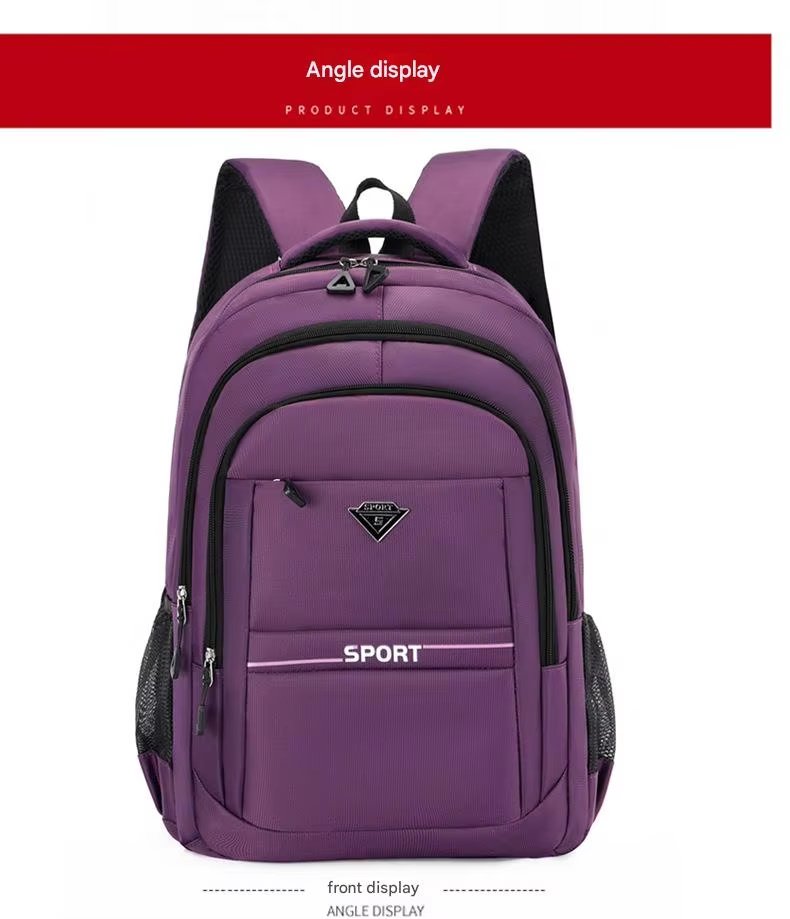 Water-Resistant Large Capacity Modern Business Travel Oxford Laptop Backpack product detail