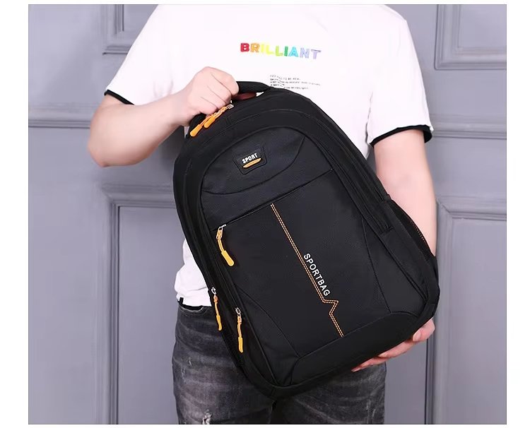 Large Capacity Outdoor Business Travel School Nylon Laptop Backpack product detail