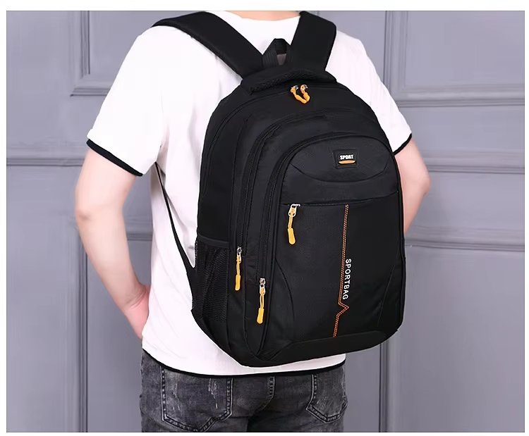 Large Capacity Outdoor Business Travel School Nylon Laptop Backpack product detail