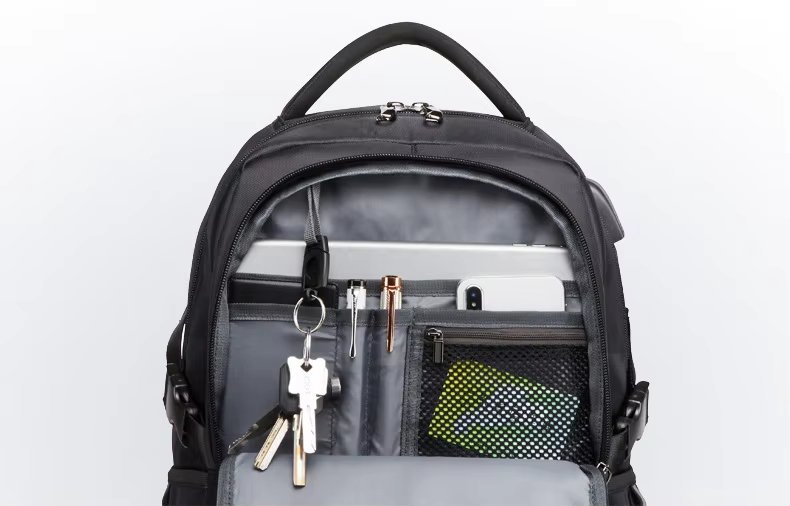 Anti-Theft Water-Resistant Large Capacity USB Business Oxford Laptop Backpack product detail