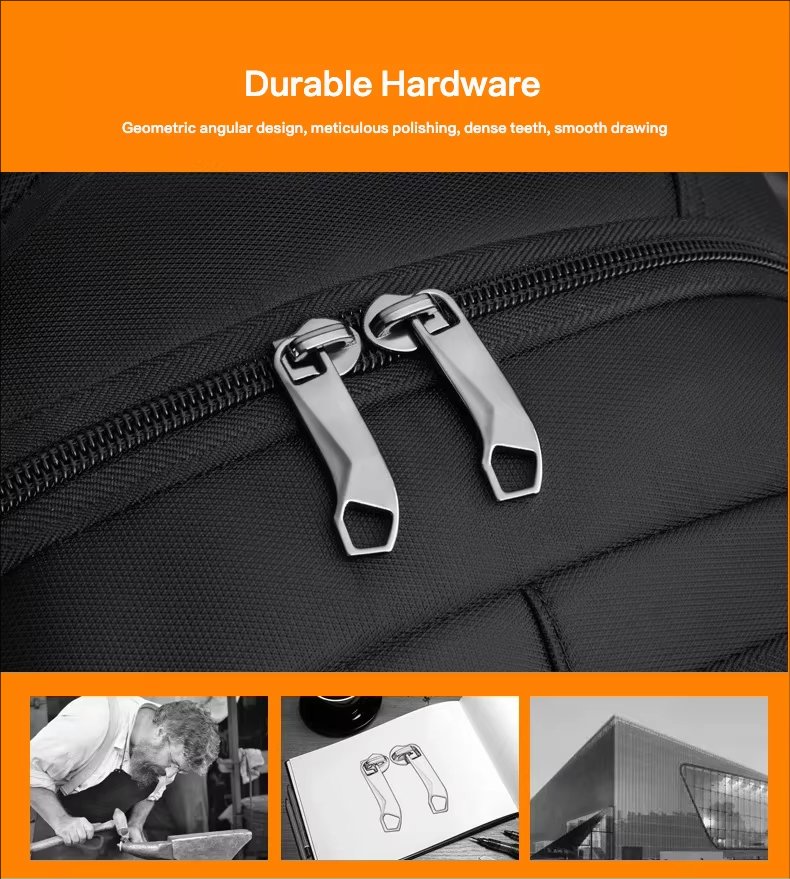 Anti-Theft Water-Resistant Large Capacity USB Business Oxford Laptop Backpack product detail