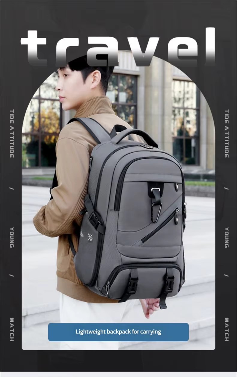 Expandable Outdoor Business Travel Oxford Laptop Backpack product detail