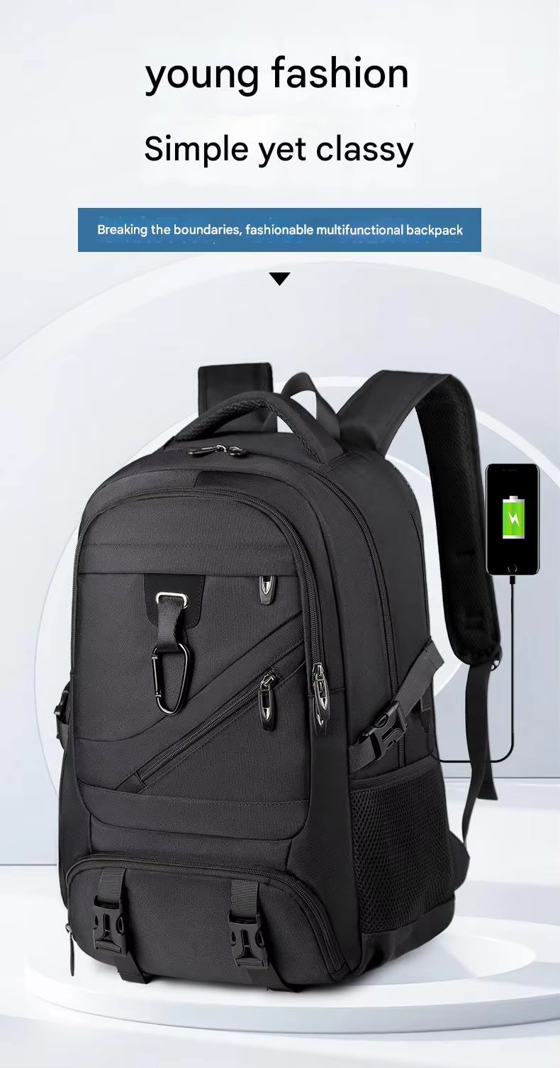 Expandable Outdoor Business Travel Oxford Laptop Backpack product detail
