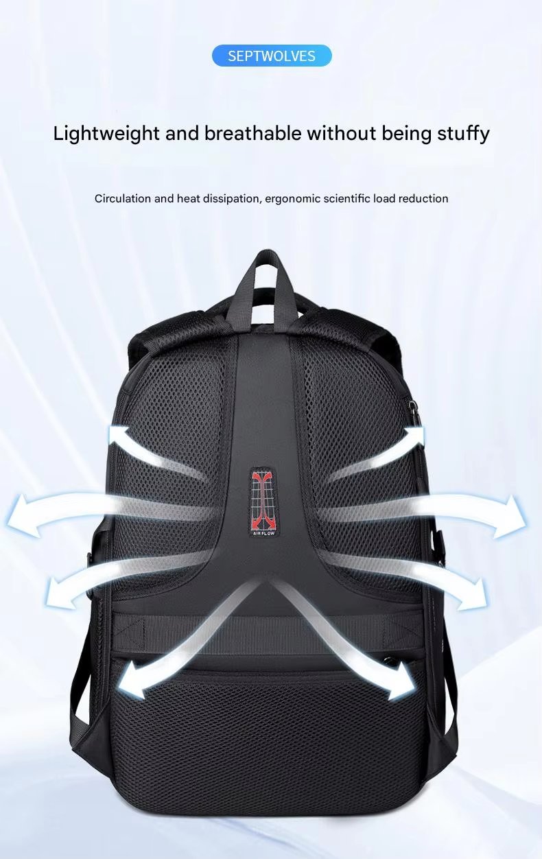 Expandable Outdoor Business Travel Oxford Laptop Backpack product detail