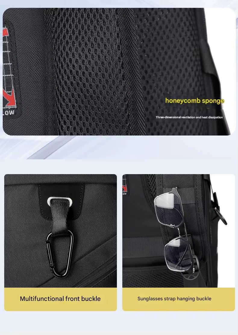 Expandable Outdoor Business Travel Oxford Laptop Backpack product detail