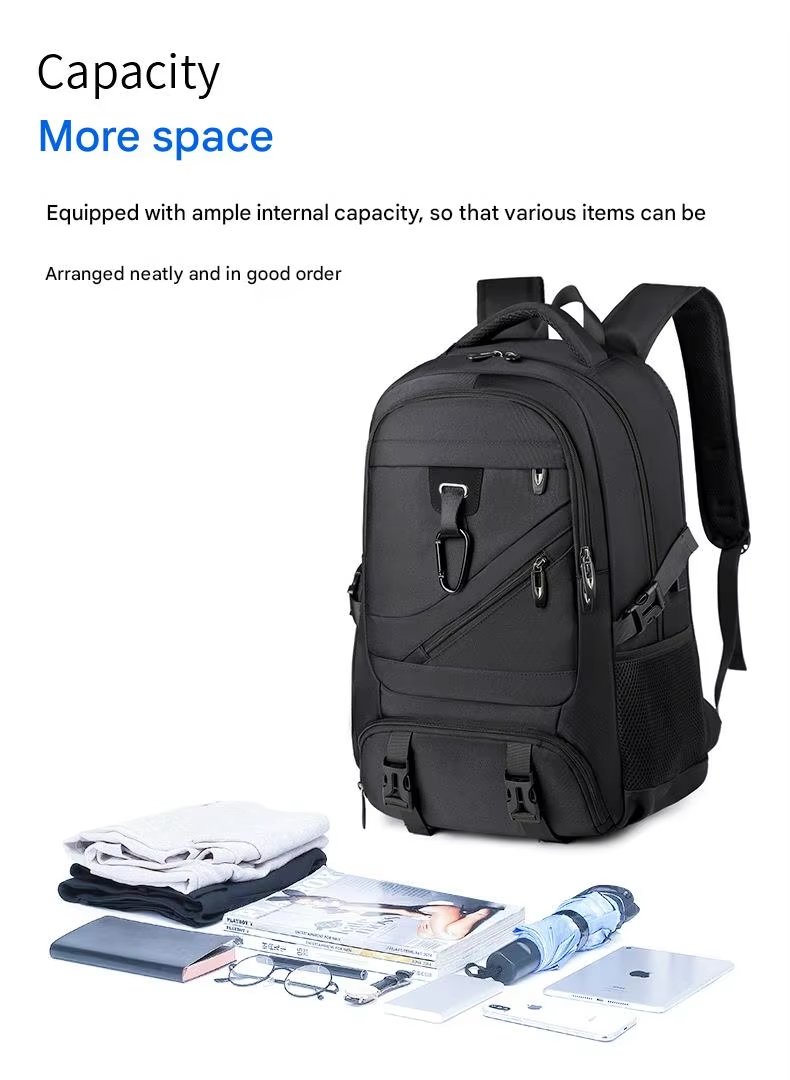 Expandable Outdoor Business Travel Oxford Laptop Backpack product detail