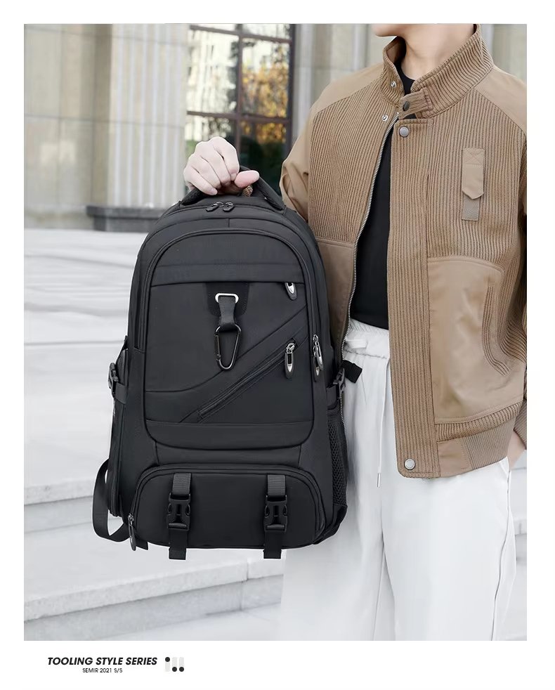 Expandable Outdoor Business Travel Oxford Laptop Backpack product detail