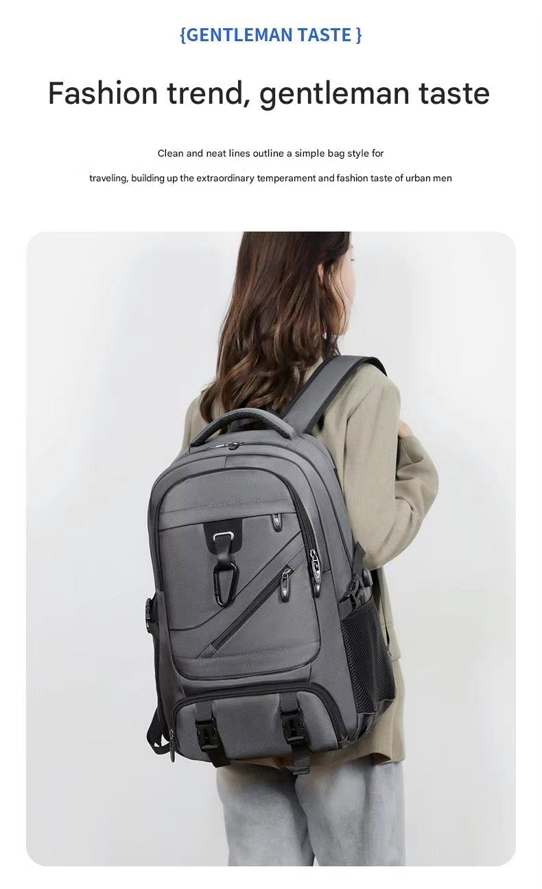 Expandable Outdoor Business Travel Oxford Laptop Backpack product detail