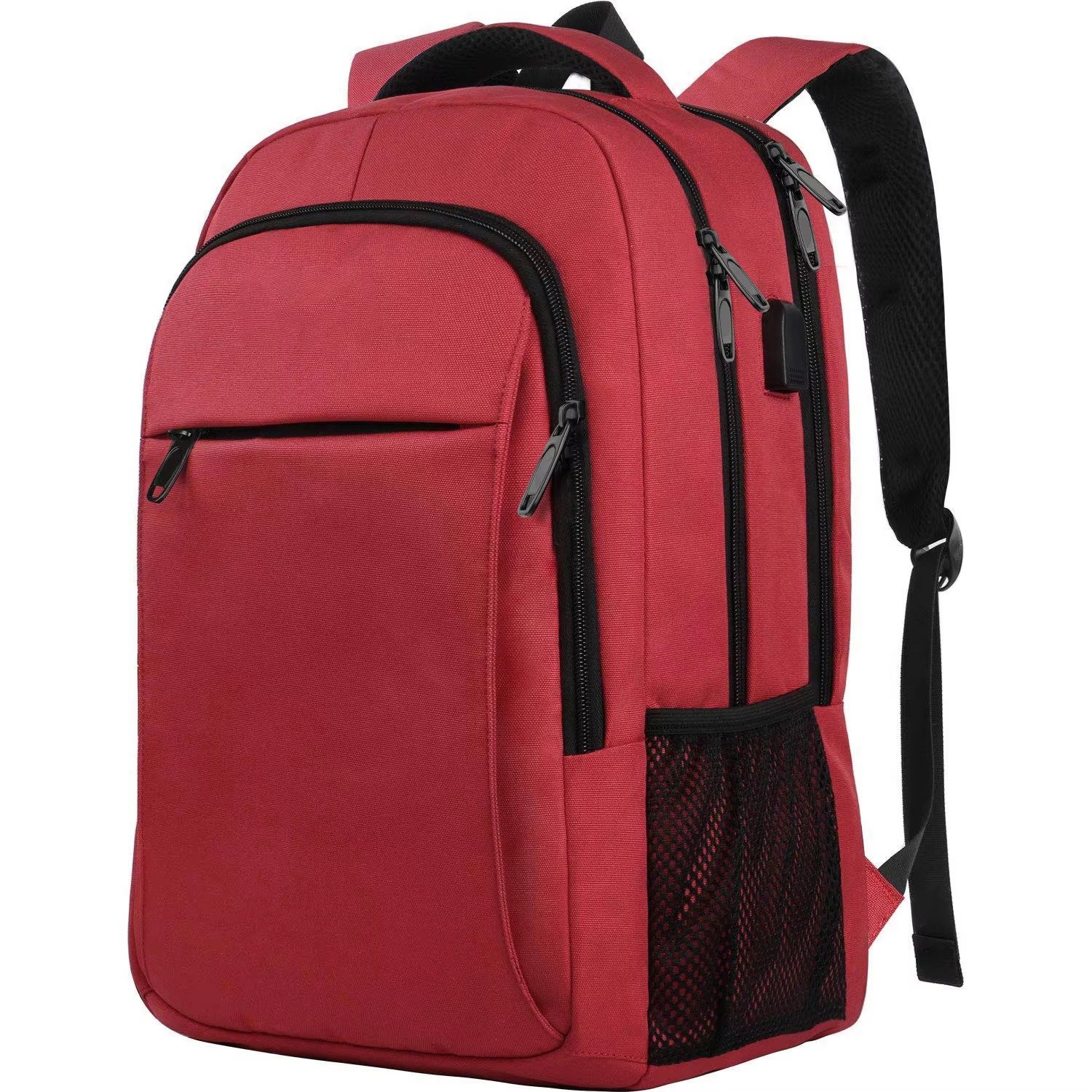Custom Logo USB Laptop Backpack Students Schoolbag Large Capacity Multifunction Business Travel Computer Bag detail image