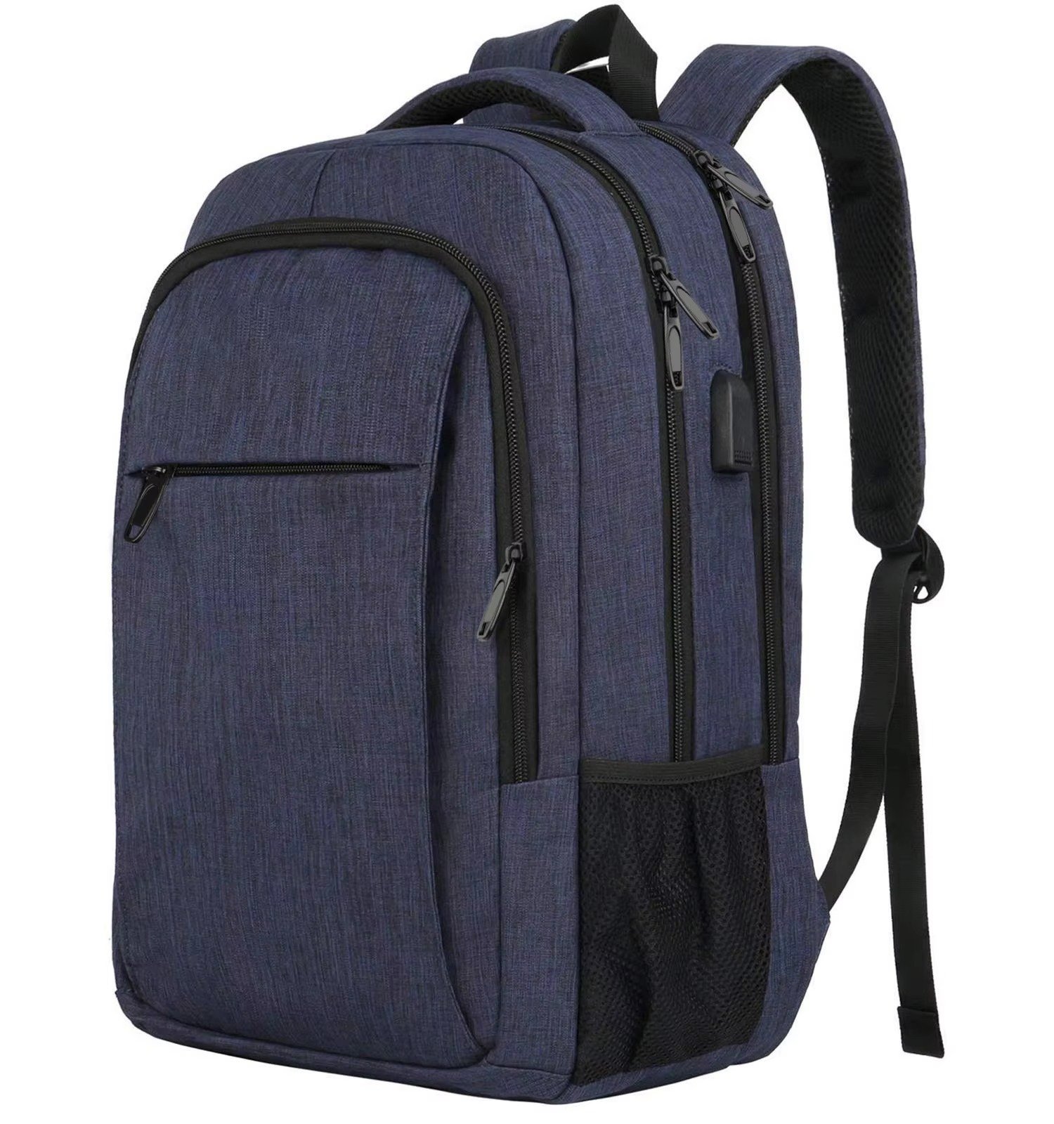 Custom Logo USB Laptop Backpack Students Schoolbag Large Capacity Multifunction Business Travel Computer Bag detail image