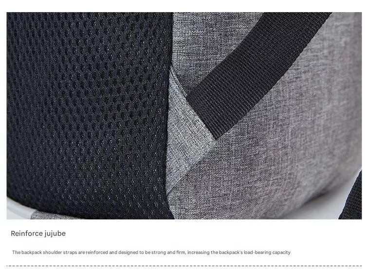 Anti-Theft Water-Resistant USB Modern Business Nylon Laptop Backpack product detail
