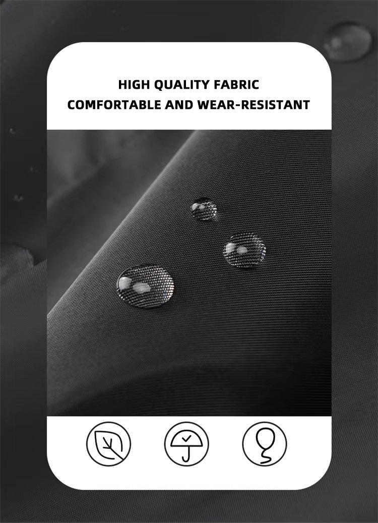 Water-Resistant Outdoor Business Travel School PU Leather Rolling Backpack product detail