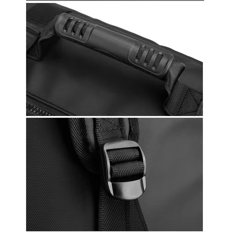 Anti-Theft Water-Resistant Large Capacity Vintage Business PU Leather Laptop Backpack product detail