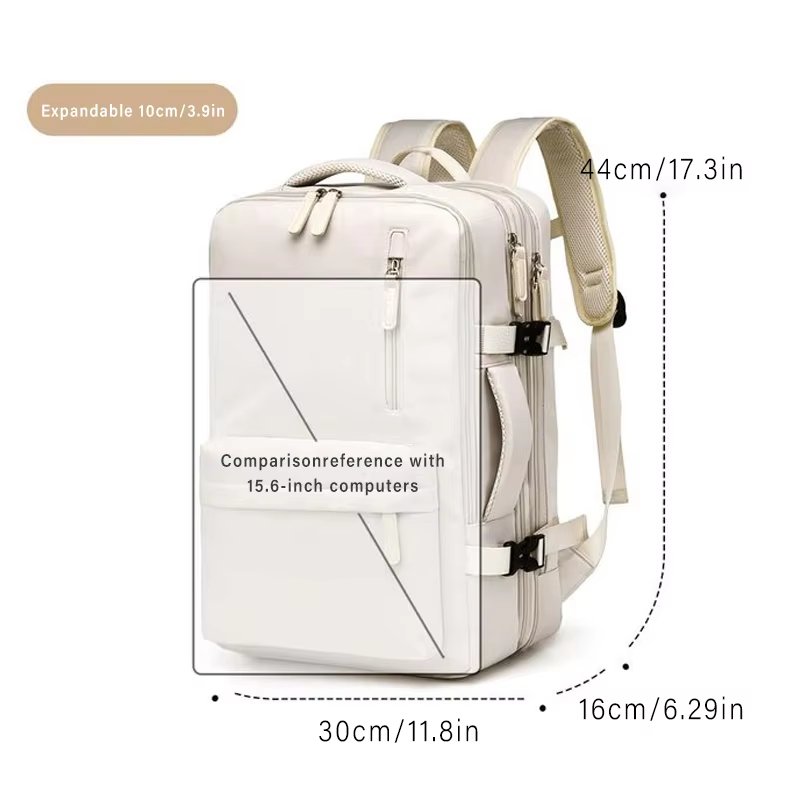 Large Capacity Lightweight USB Travel School Oxford Laptop Backpack product detail