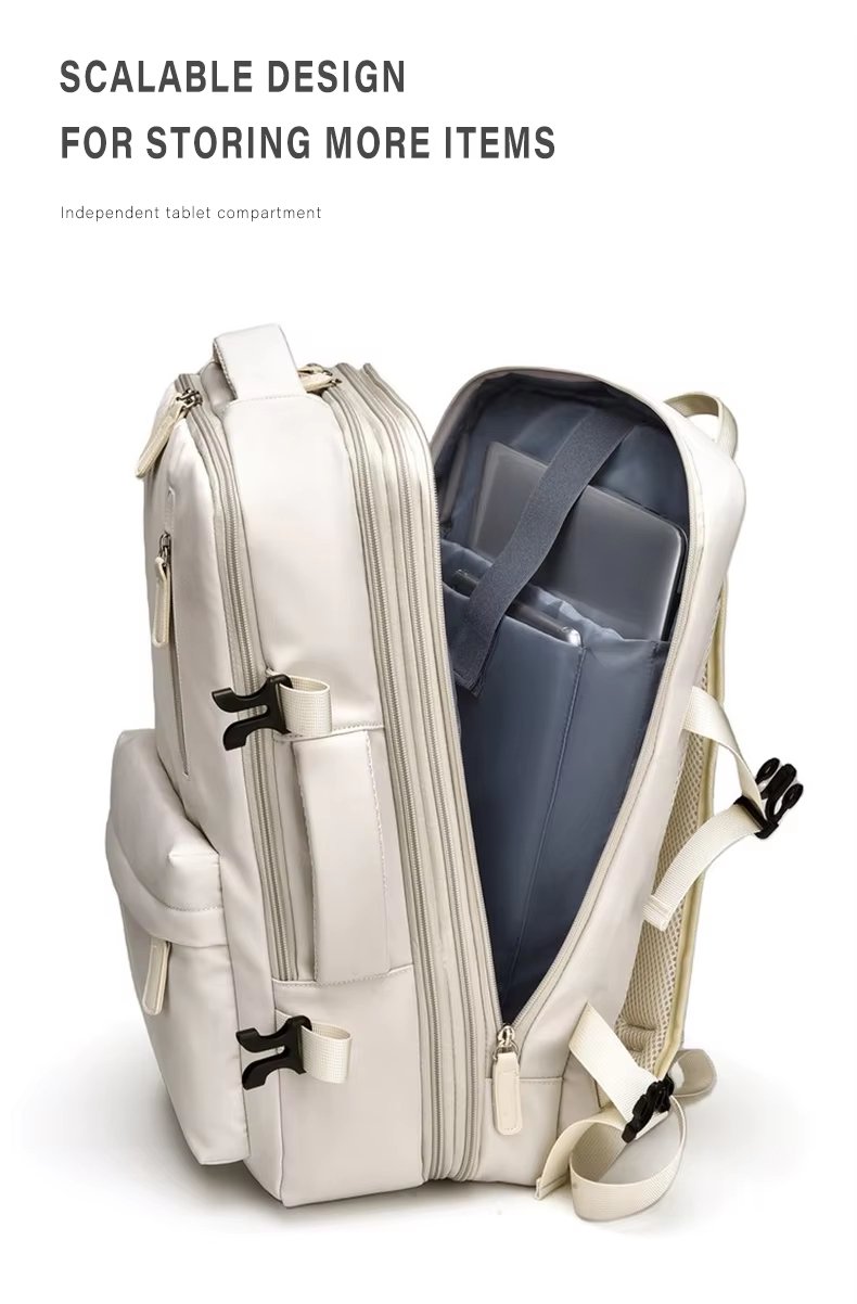 Large Capacity Lightweight USB Travel School Oxford Laptop Backpack product detail