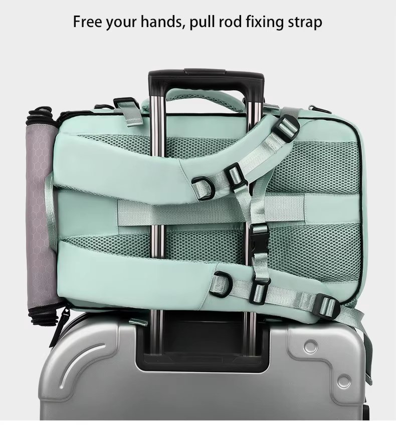 Water-Resistant USB Modern Outdoor Travel Nylon Laptop Backpack product detail