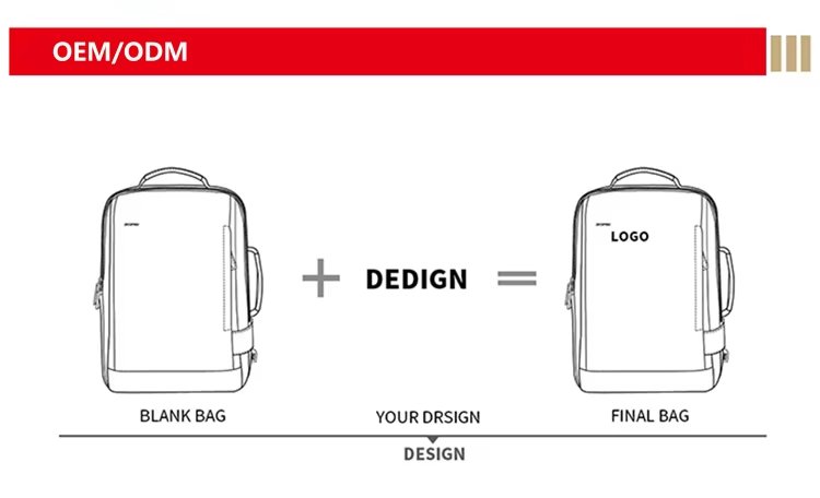Water-Resistant USB Modern Outdoor Travel Nylon Laptop Backpack product detail