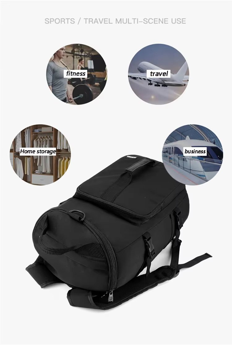 Oxford Nylon Waterproof Large Capacity Lightweight Multi-function Duffel Backpack - product detail