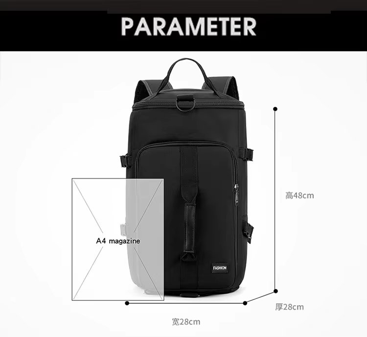 Oxford Nylon Waterproof Large Capacity Lightweight Multi-function Duffel Backpack - product detail