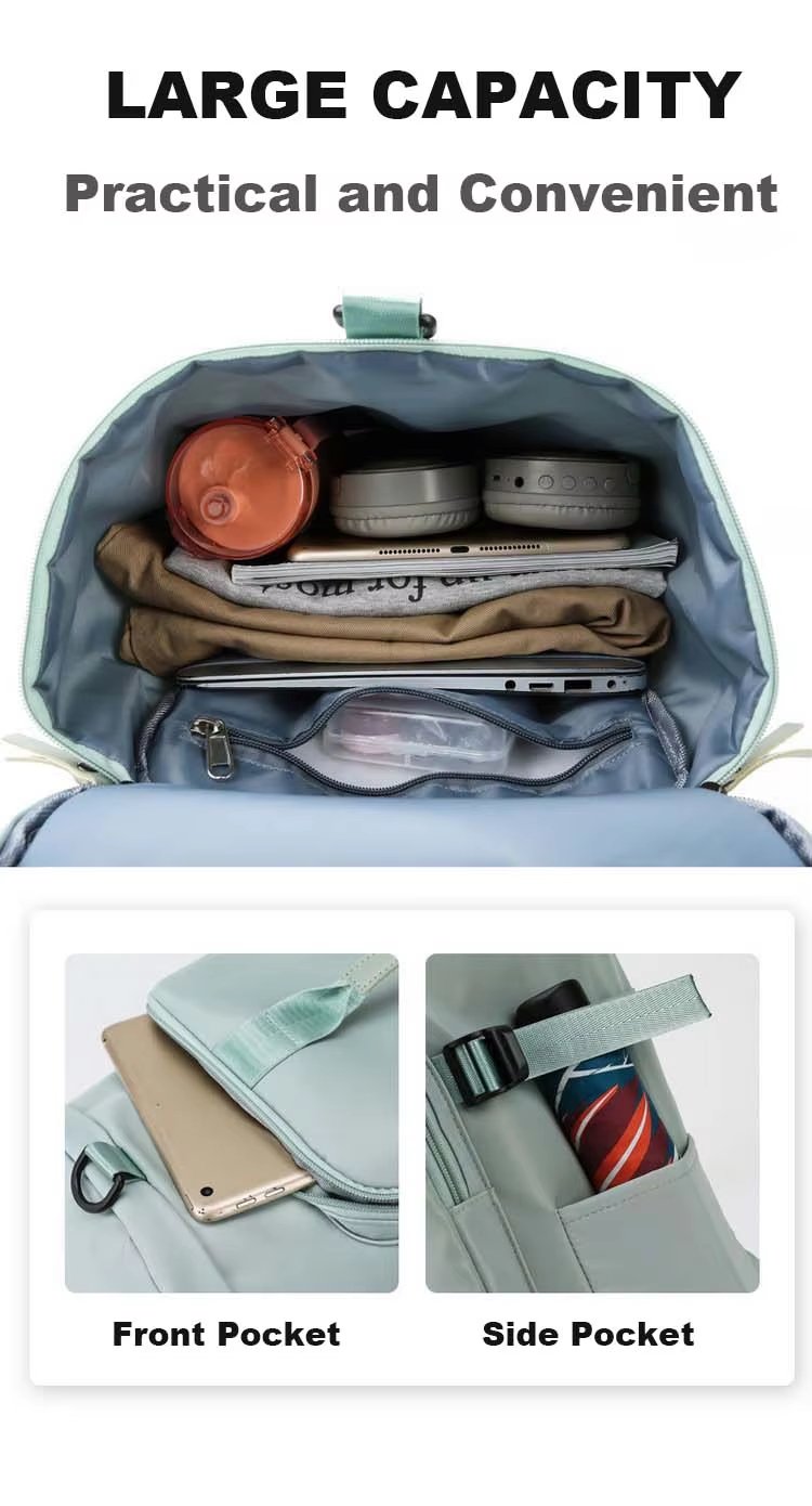 Waterproof Large Capacity Multi-function Gym Sports Travel Outdoor Fitness Duffel Backpack - product detail