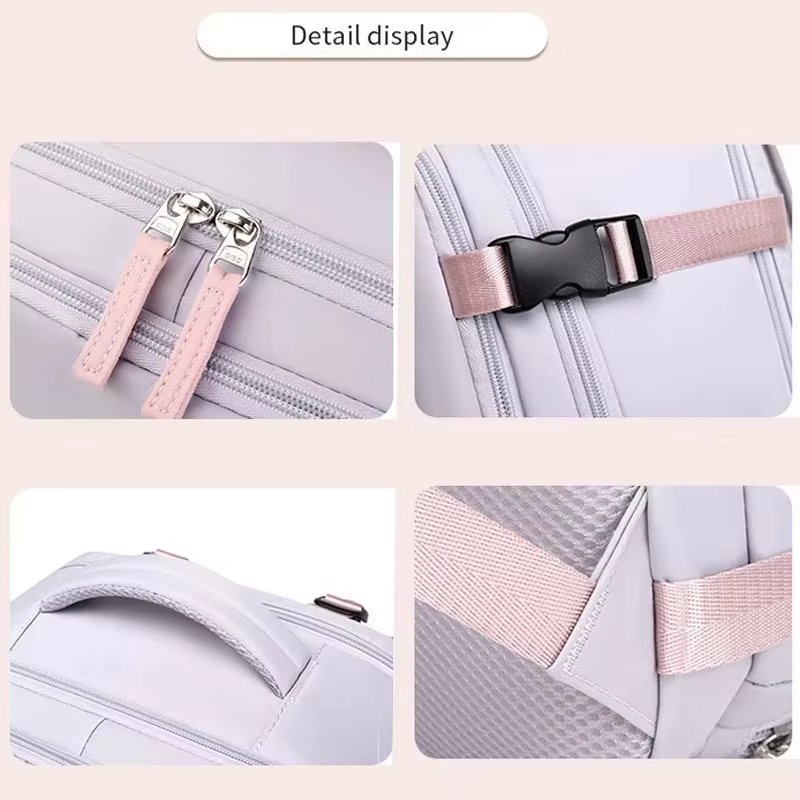 Large Capacity Outdoor Business Travel Nylon Laptop Backpack product detail