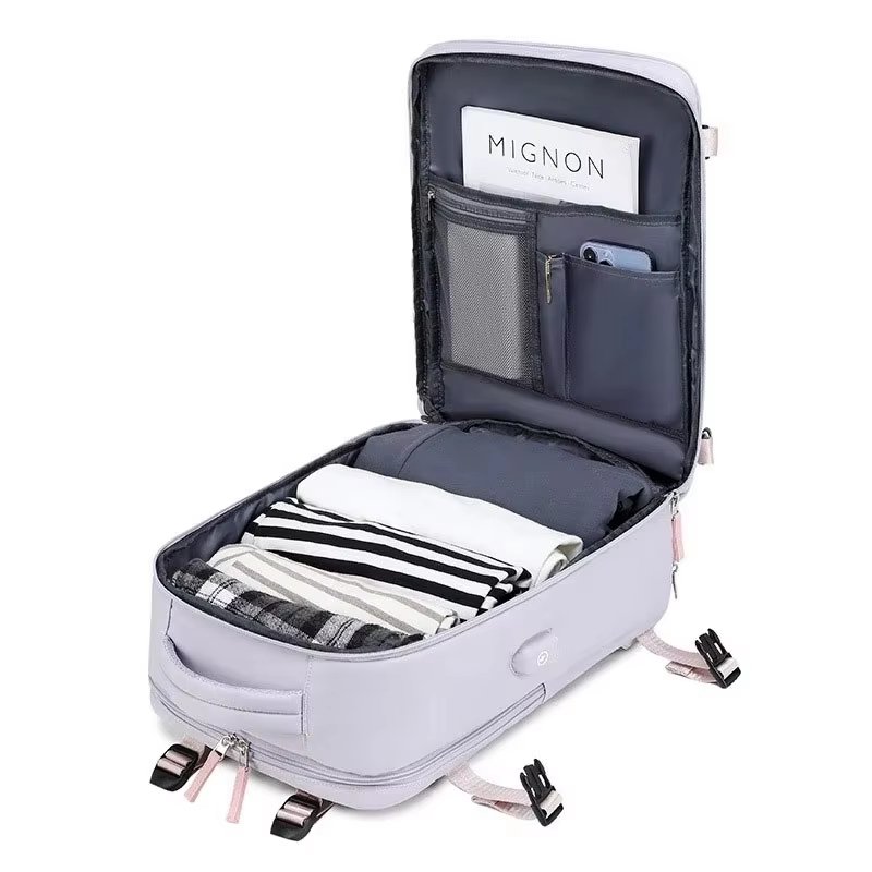 Large Capacity Outdoor Business Travel Nylon Laptop Backpack product detail