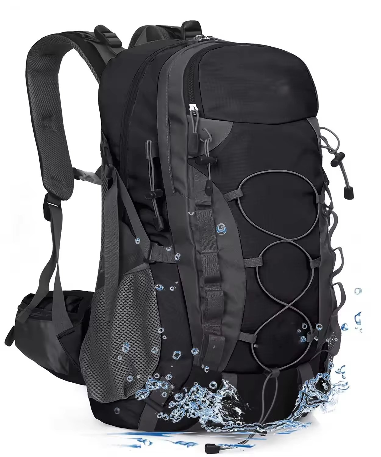 Water-Resistant Polyester Camping Trekking Backpack detail image