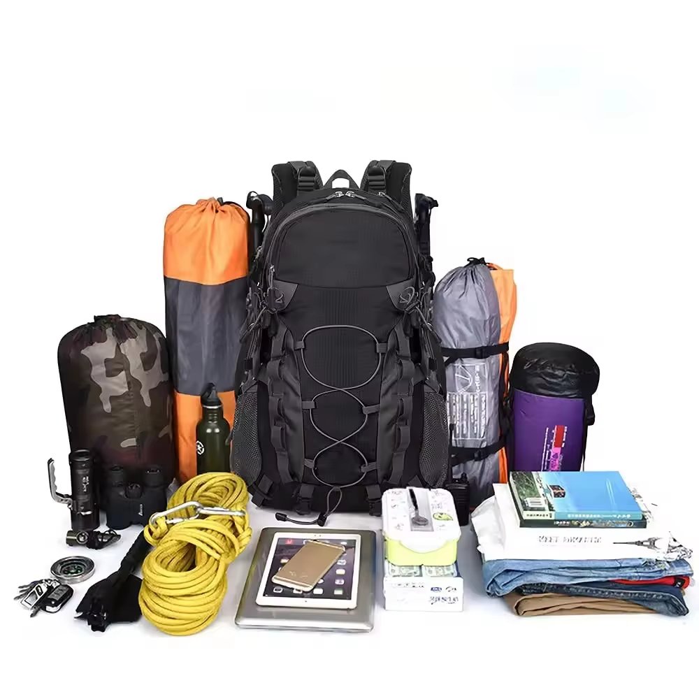 Water-Resistant Polyester Camping Trekking Backpack detail image