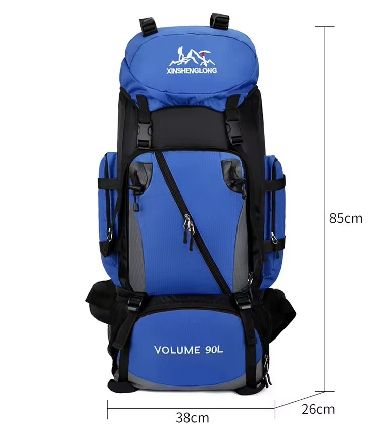 Camping Waterproof Nylon Trekking Backpack detail image