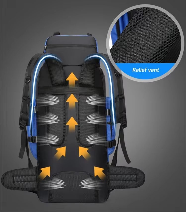 Camping Waterproof Nylon Trekking Backpack detail image