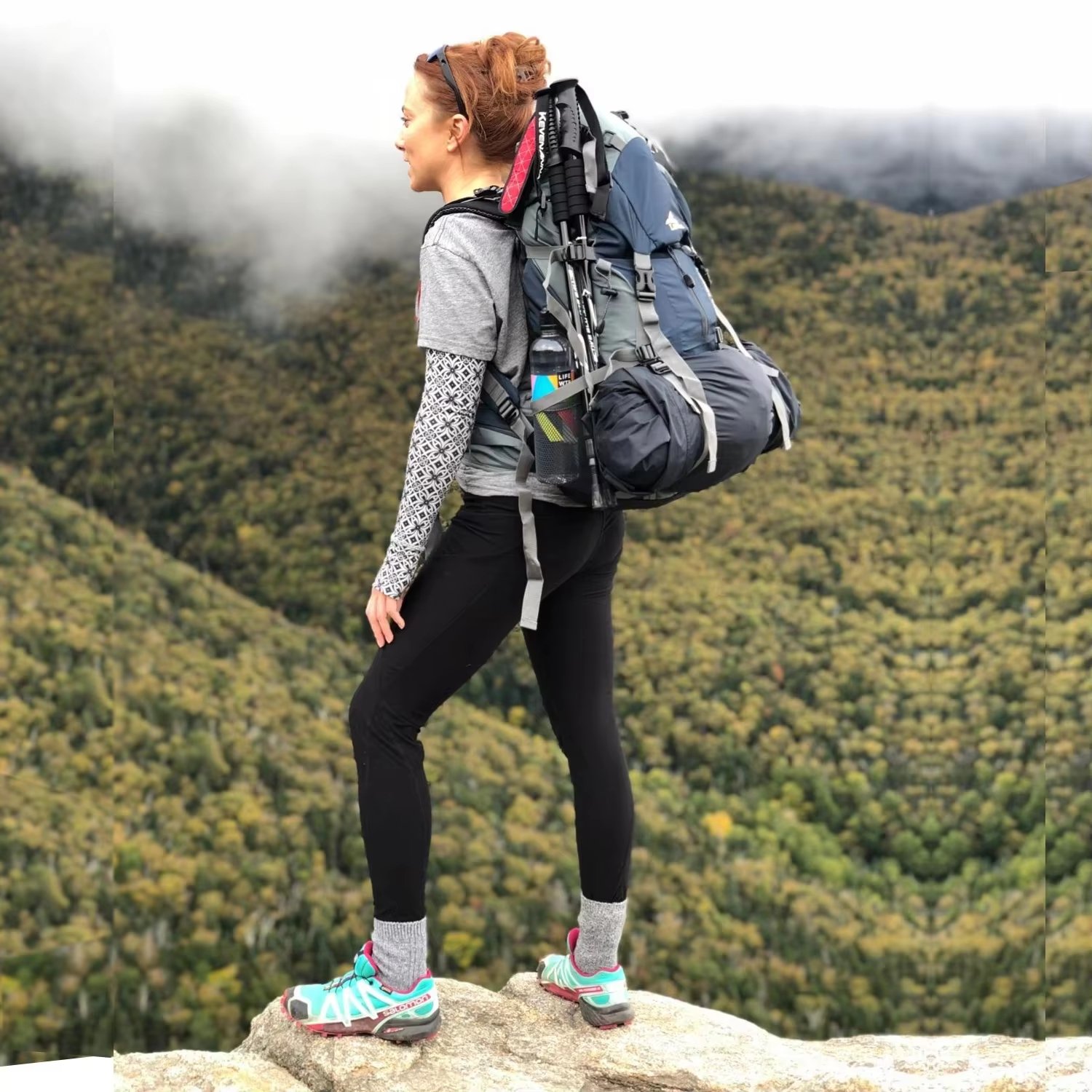 Waterproof Nylon Camping Trekking Backpack detail image
