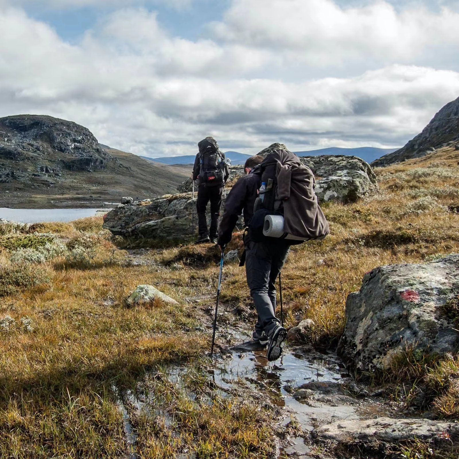 Waterproof Nylon Camping Trekking Backpack detail image