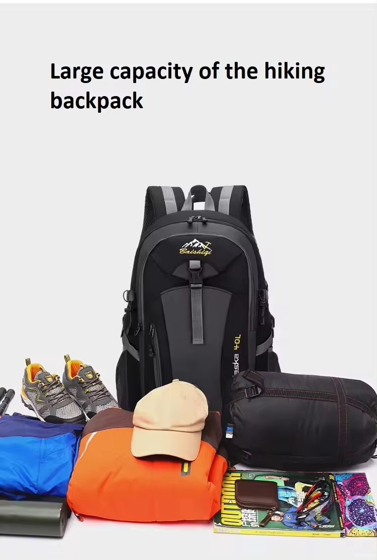 Waterproof 40L Nylon Cycling Trekking Backpack detail image