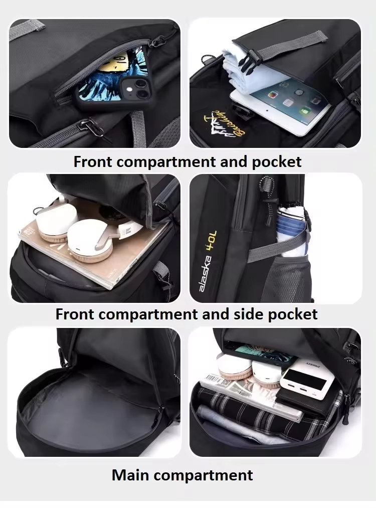 Waterproof 40L Nylon Cycling Trekking Backpack detail image