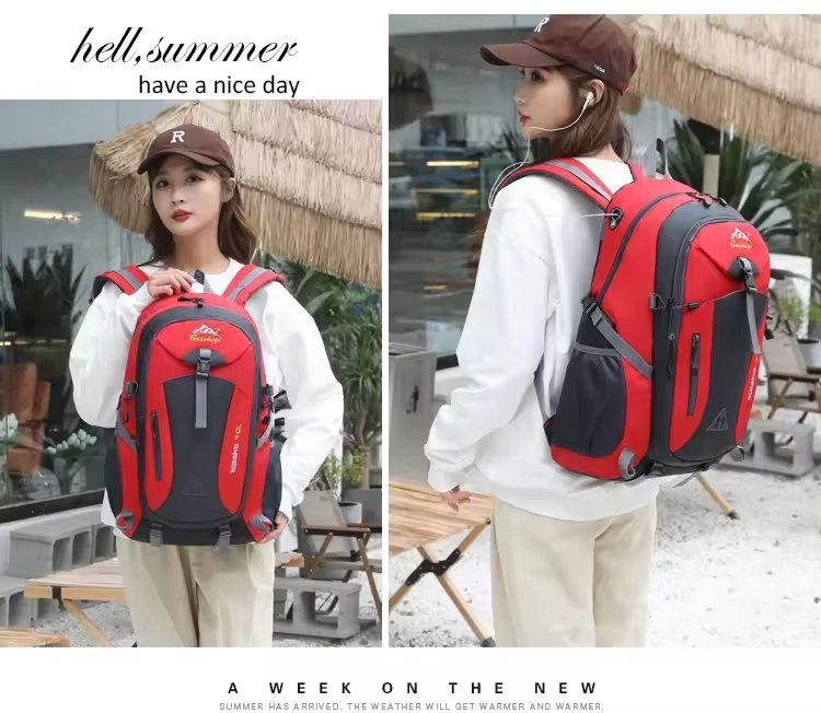 Waterproof 40L Nylon Cycling Trekking Backpack detail image