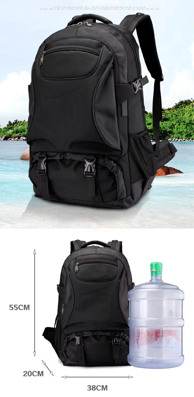 Anti-Theft 65L Polyester Camping Trekking Backpack detail image