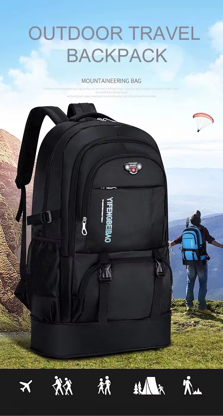 Anti-Theft Polyester Camping Trekking Backpack detail image