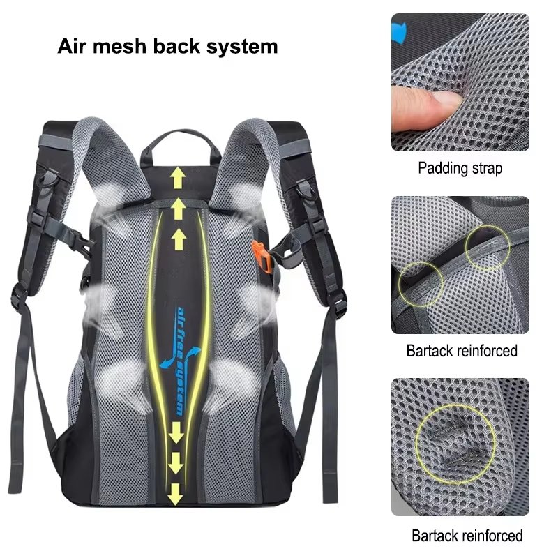 Anti-Theft 35L Nylon Camping Trekking Backpack detail image