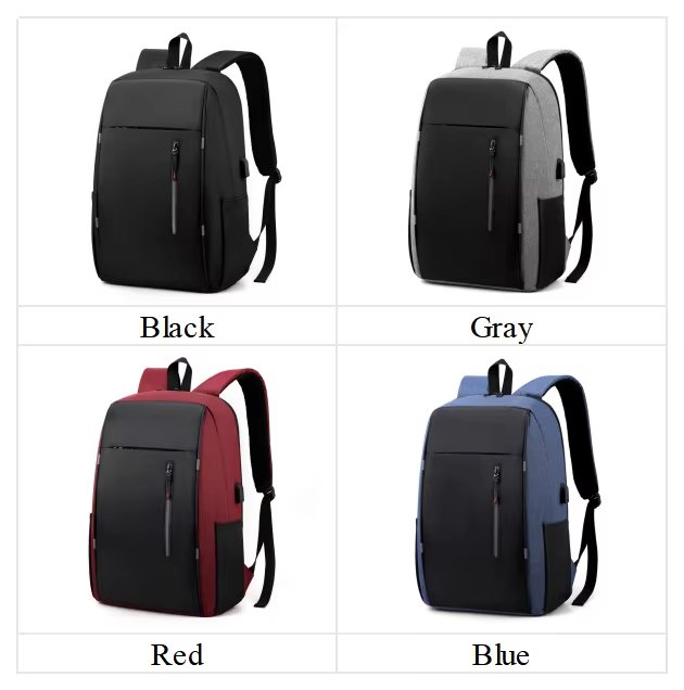 Water-Resistant Large Capacity Business Travel Oxford Laptop Backpack product detail