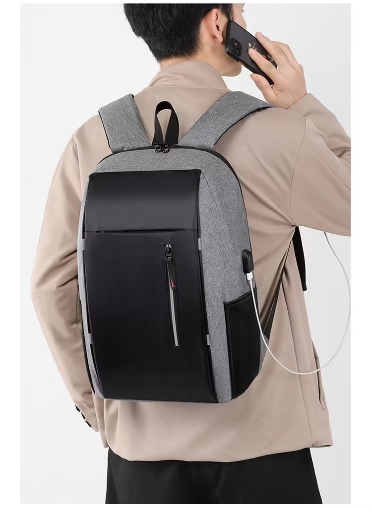 Water-Resistant Large Capacity Business Travel Oxford Laptop Backpack product detail