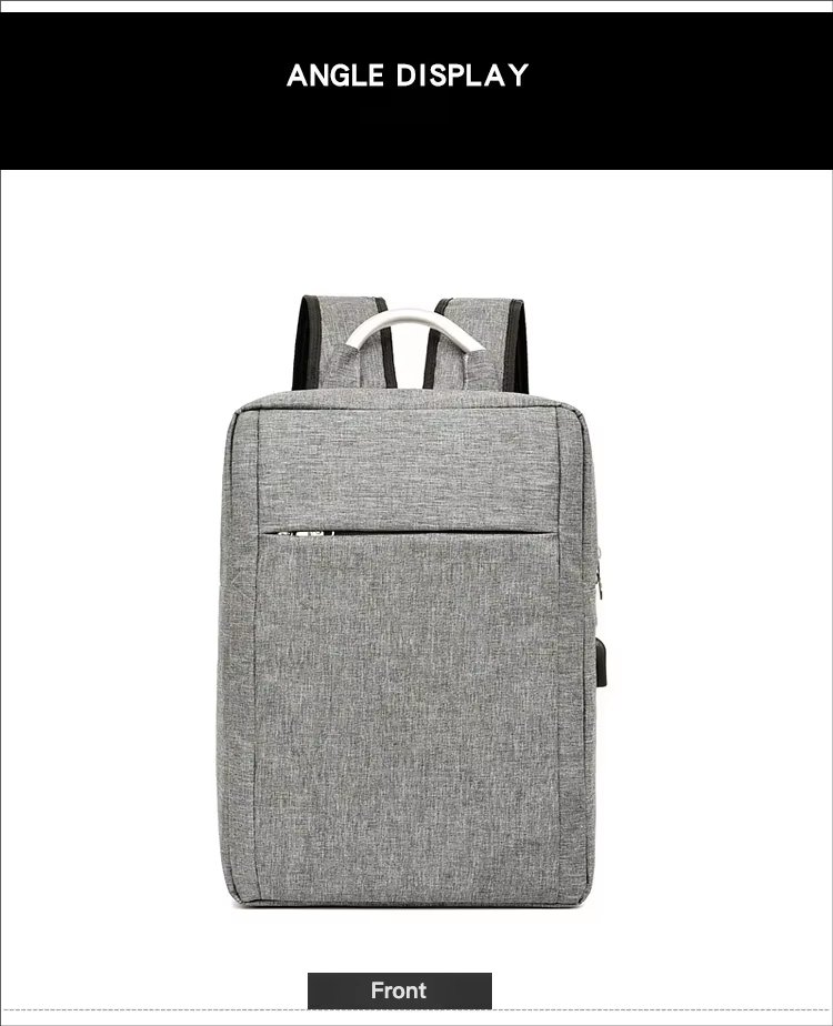 Water-Resistant USB Slim Business Travel Oxford Laptop Backpack product detail